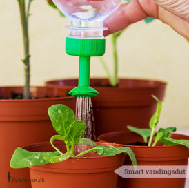 Smart vandingsprop der kan skrues på en plastikflaske og sikre dine spirer en blid vanding - Dyrkhaven.dk gør det nemt at dyrke din have