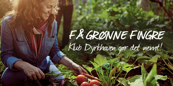 Få grønne fingre med Klub Dyrkhaven. hvor du får en hjælpende hånd og lærer at skabe dig en fantastisk og frodig have - Dyrkhaven.dk gør det nemt at dyrke have